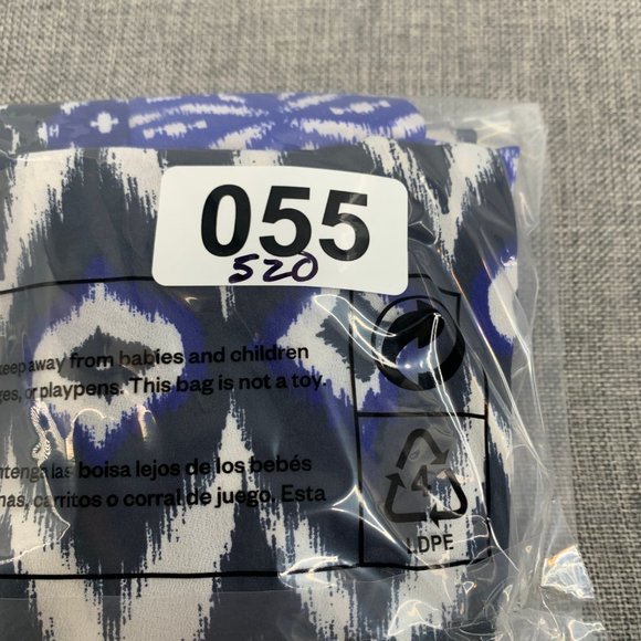 Joe Fresh Geometric Shift Dress Medium Blue Black & White Lightweight Belt Loops - Picture 14 of 14